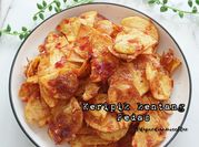 Gambar keripik kentang pedas
