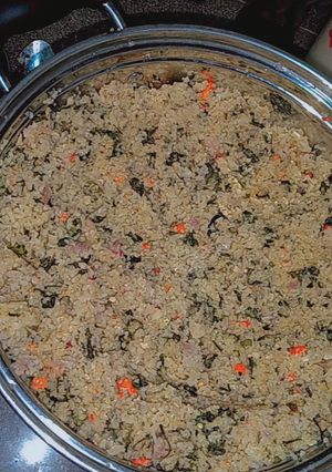 Dambun shinkafa ainihin hoton girkin