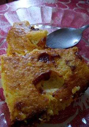 Una foto de Chipa Guasu receta de Paraguay