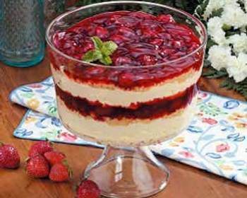 Fresh, Prepare Recipe STRAWBERRY CHEESE CAKE TRIFLE Practical Delicious