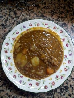 Una foto de Lentejas ricas