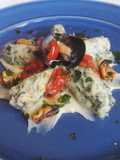 Salicornia Gnudi with Potato Cream and Mussel Sauce