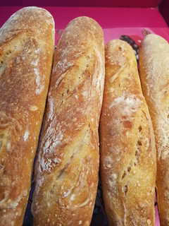Una foto de Baguettes con masa madre