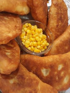 عکسی از دستور پیراشکی گوشت🥐🥐🥐