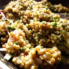A picture of Bajra (Pearl Millet) Khichadi - Bajri chi Khichadi.