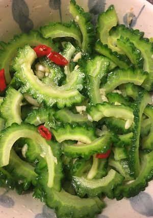 涼拌山苦瓜 Cold Wild Bitter Gourd 的食譜成品照片