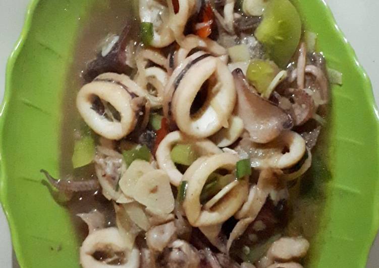 Cumi Goreng Mentega Saos Tiram #BikinRamadhanBerkesan