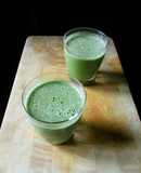 Batido de frutas y té Matcha sin azúcar