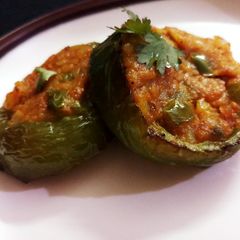 A picture of Stuffed Capsicum.