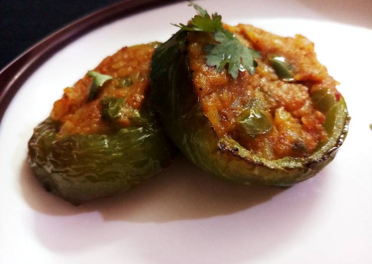 Steps to Prepare Speedy Stuffed Capsicum
