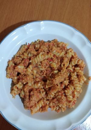 Φωτογραφία της συνταγής Vegan romesco pasta salad