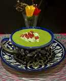 Green Peas and Fresh Mint Leaves Soup