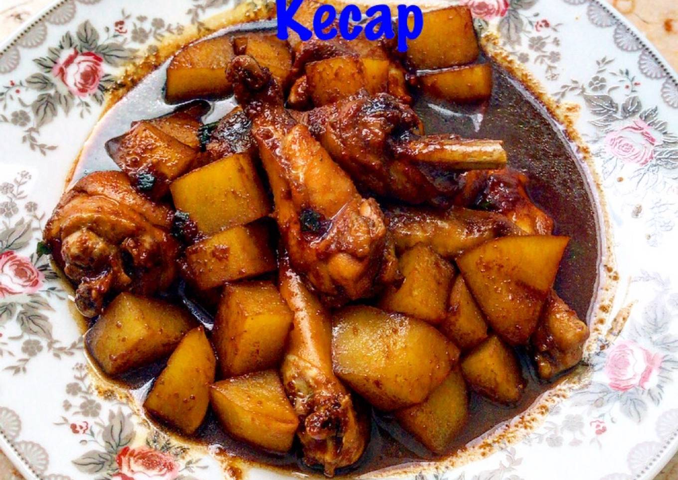 Semur Ayam Kentang Kecap