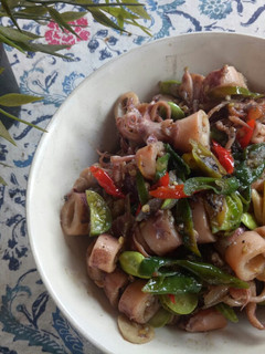 Foto resep Tumis Cumi Asin Pete