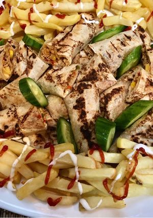 صورة لوصفة كاساديا الدجاج المكسيكيه 🌮👩🏻‍🍳
