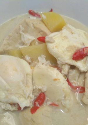 Foto resep Telur santen putih