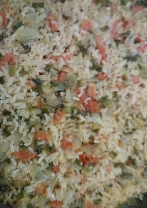 A picture of Mexican Rice.