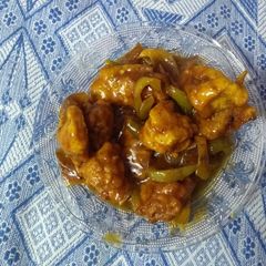 A picture of Chilli Paneer Restaurant Style.