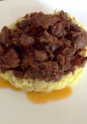 Una foto de Risotto de Ragú de Osobuco