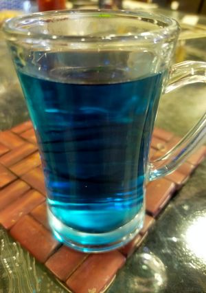 A picture of Blue Pea Flower Water for Weight Loss.