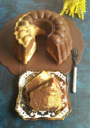Foto resep Bolu Marmer Coklat Putih Telur