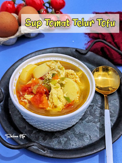 Foto resep Sup Tomat Telur Tofu