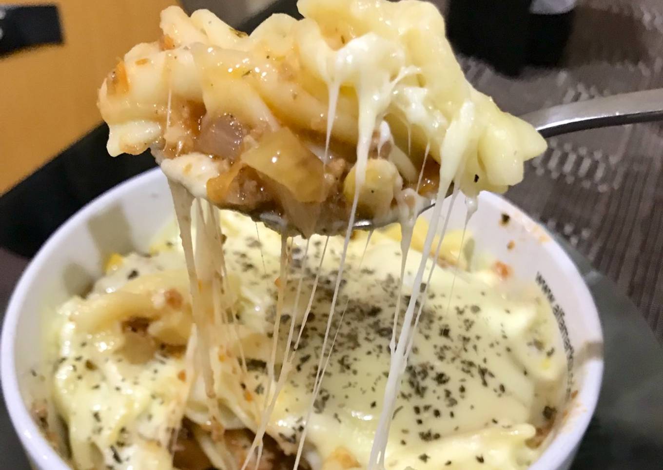 Fusilli Bolognese Panggang