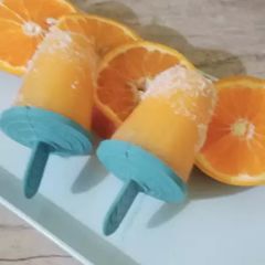 A picture of Orange Ice lolly.