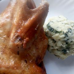 Lemon garlic fried chicken A picture of Lemon garlic fried chicken.