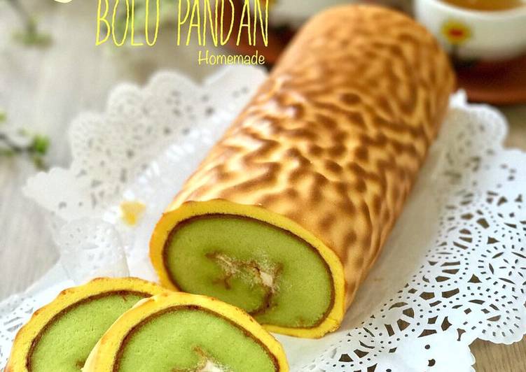Resep masakan Tiger roll bolu pandan | Cara Masak Tiger roll bolu pandan Yang Enak Dan Lezat