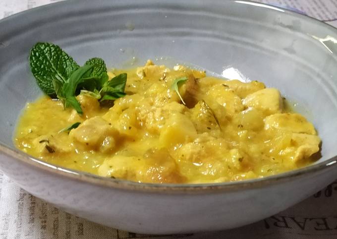 Come a Fai Perfetto Zuppa di pollo,finocchi,al limone(con pane raffermo)