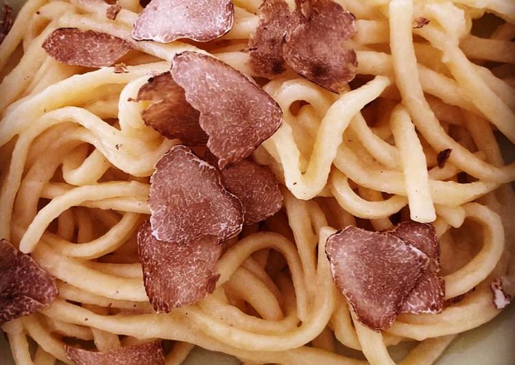 Linguine al tartufo bianco