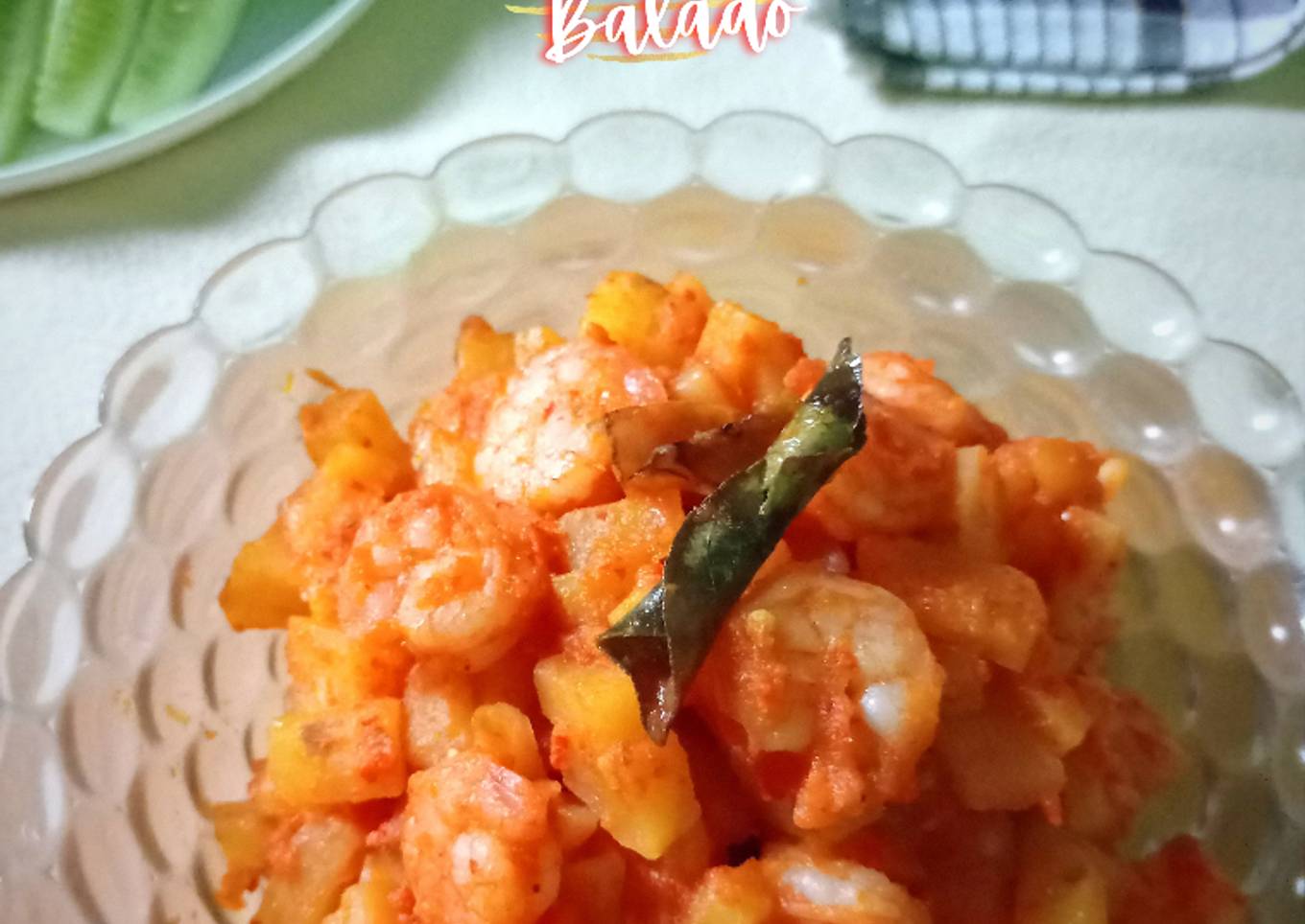 Udang Kentang Balado