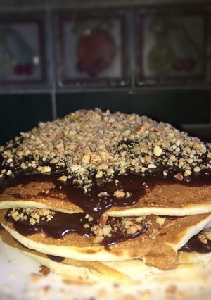 صورة لوصفة بان كيك بطريقتي ❤️