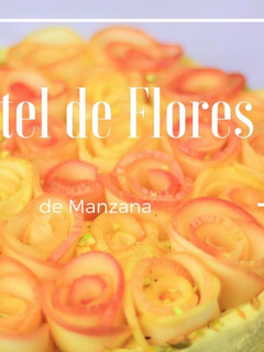Una foto de Pastel de Flores de Manzana