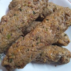 A picture of Mutton seekh.