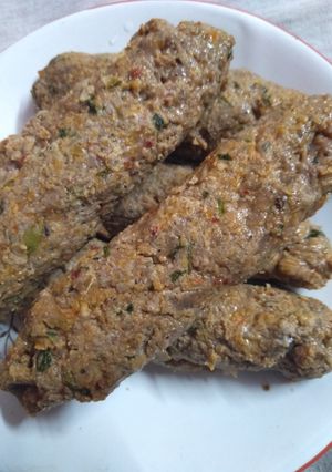 A picture of Mutton seekh.