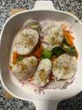 Corvina en vegetales