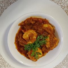 Prawns masala A picture of Prawns masala.