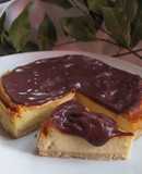 Cheesecake de Chocolate Blanco y Cobertura de Ganache