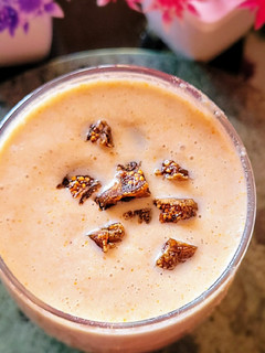 A picture of Dry Figs,Almonds & Cashew Nut Milk shake.