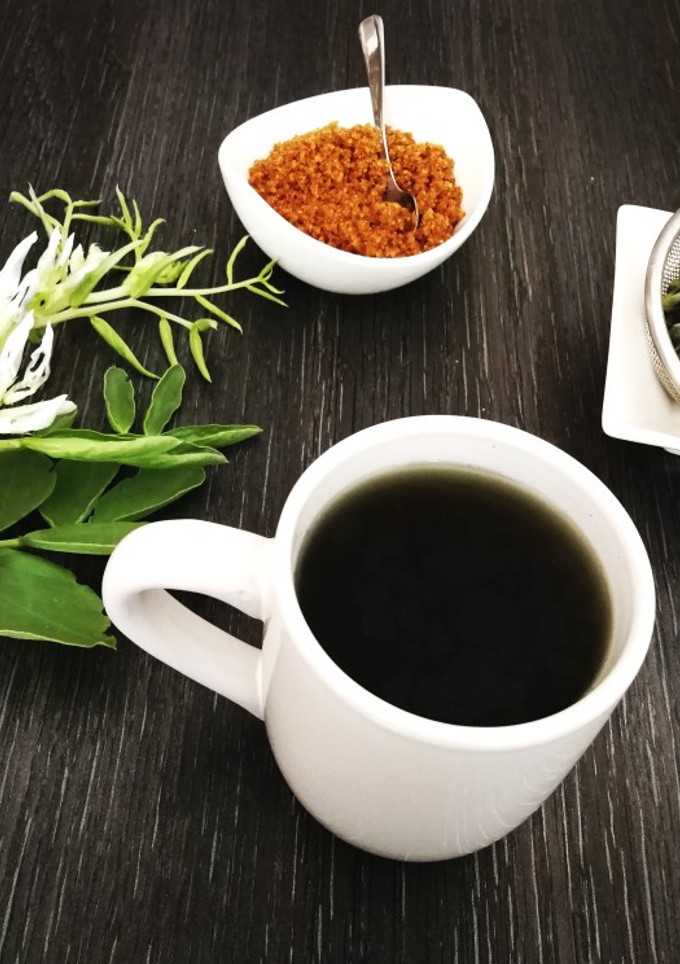 Una foto de Infusión de flores de haba