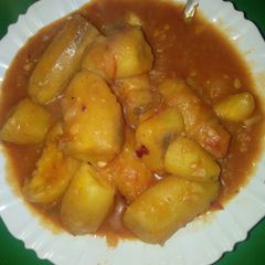 A picture of Matoke fry.