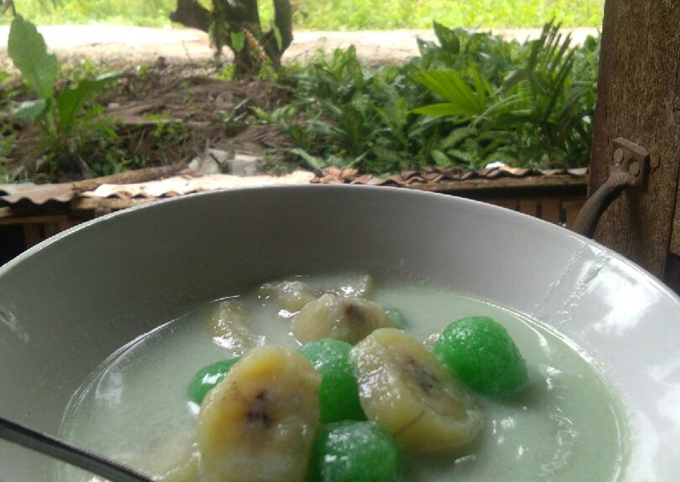 Kolak pisang biji salak