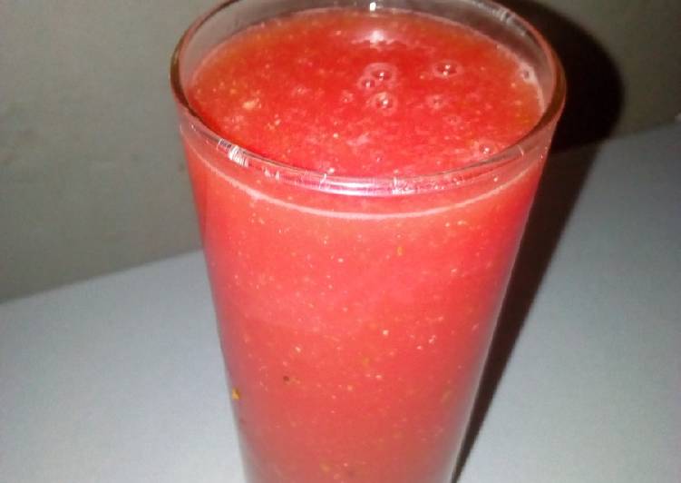 Easiest Way to Prepare Homemade Watermelon Drink