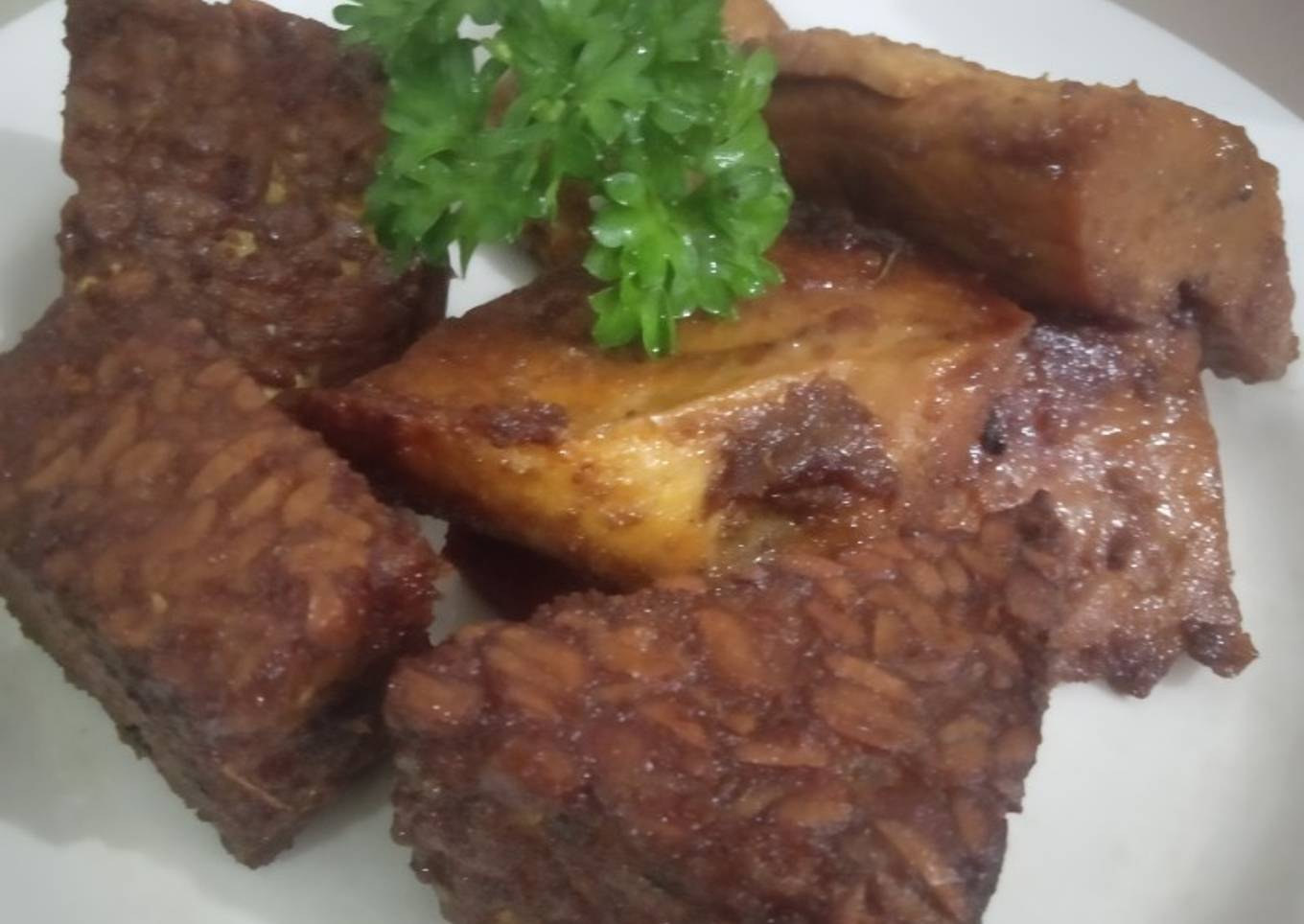 Bacem Tahu Tempe tanpa Air Kelapa