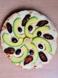 Pizza de arroz yamaní y palta 🍕🥑 pizza saludable, nutritiva y sin gluten 🍕