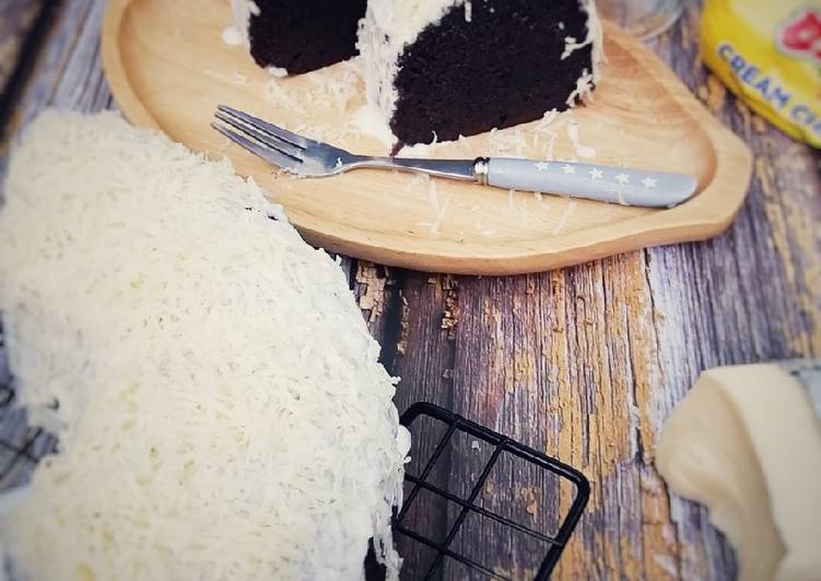 Resep Kek Coklat Cheese Leleh - Foody Bloggers