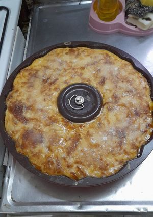 Una foto de Budín de medialunas 🥐🤤