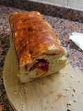 Pan relleno de longaniza